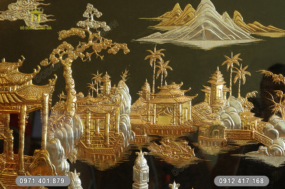 tranh vinh quy b&aacute;i tổ đẹp